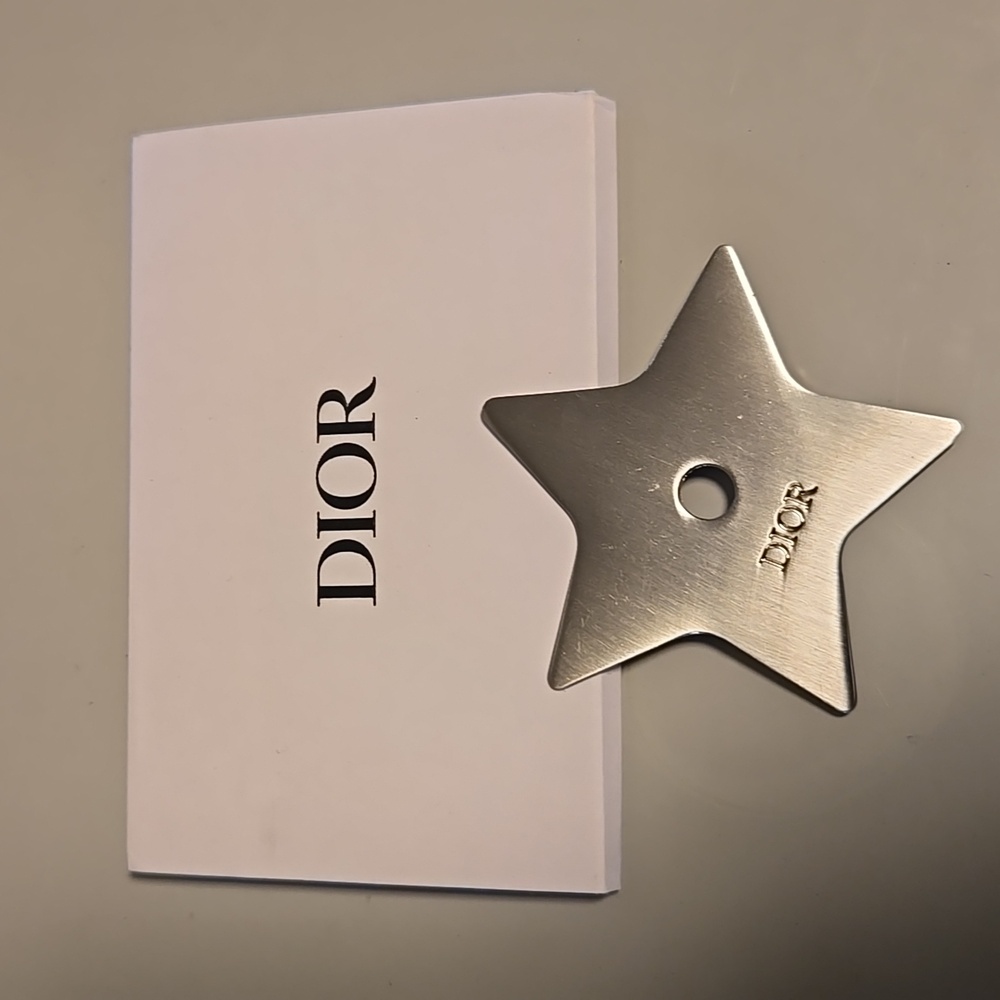 Dior Metallic Star Ornament